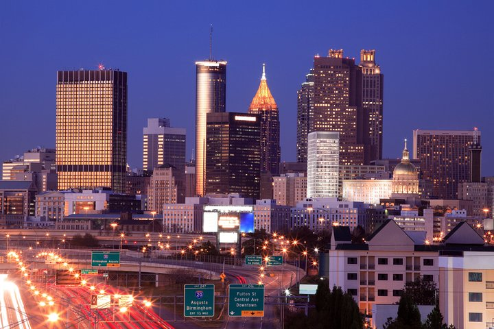 City Lights Atlanta Night-Time Bus Tour with Photos & Dinner Stop - Photo 1 of 25